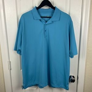 Arnold Palmer Men’s Blue Golf Polo Shirt Poly Short Sleeve‎, Size XL (Pre-Owned)